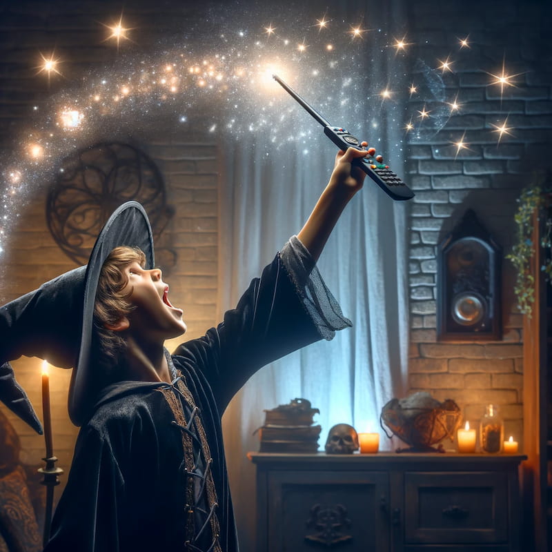 Television Remote Magic Wand