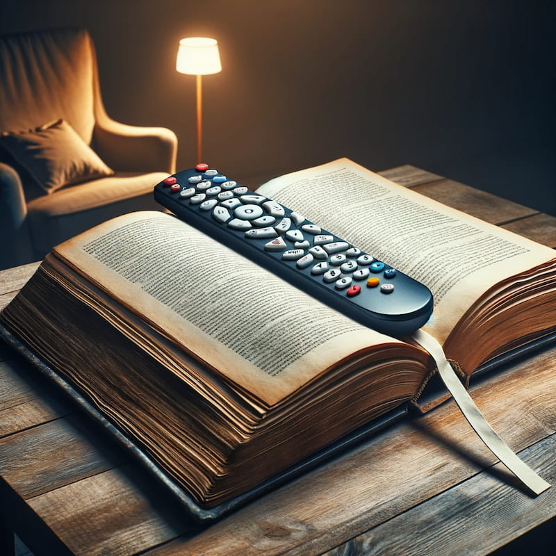 Television Remote Bookmark